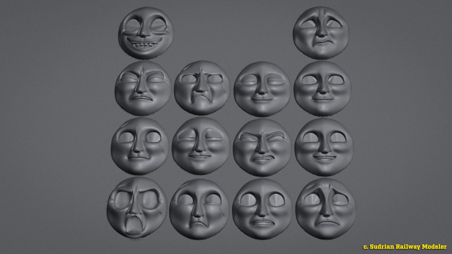 HO/OO Demon: 3-D Face Files